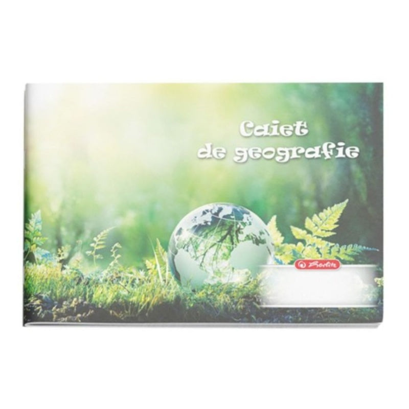 Caiet geografie, 24 file, Rock your School, div. modele Herlitz