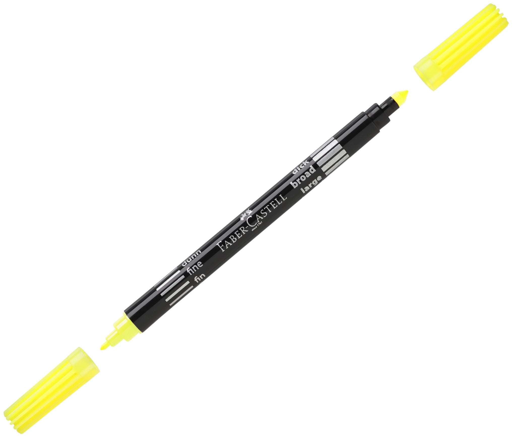Carioci cu 2 capete 10 culori neon Faber-Castell