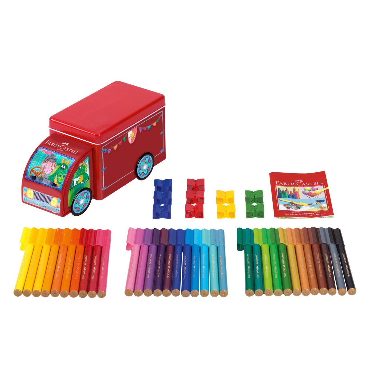 Carioci set 33 culori camion connector Faber-Castell