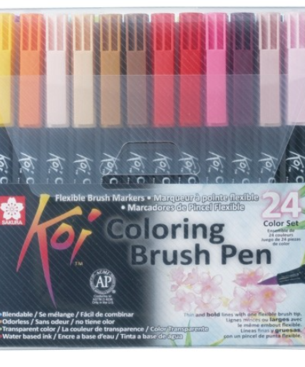 Seturi carioci Sakura Koi Color Brush 48 -  din categoria , potrivit pentru uz profesional si hobby, produs original disponibil din stoc