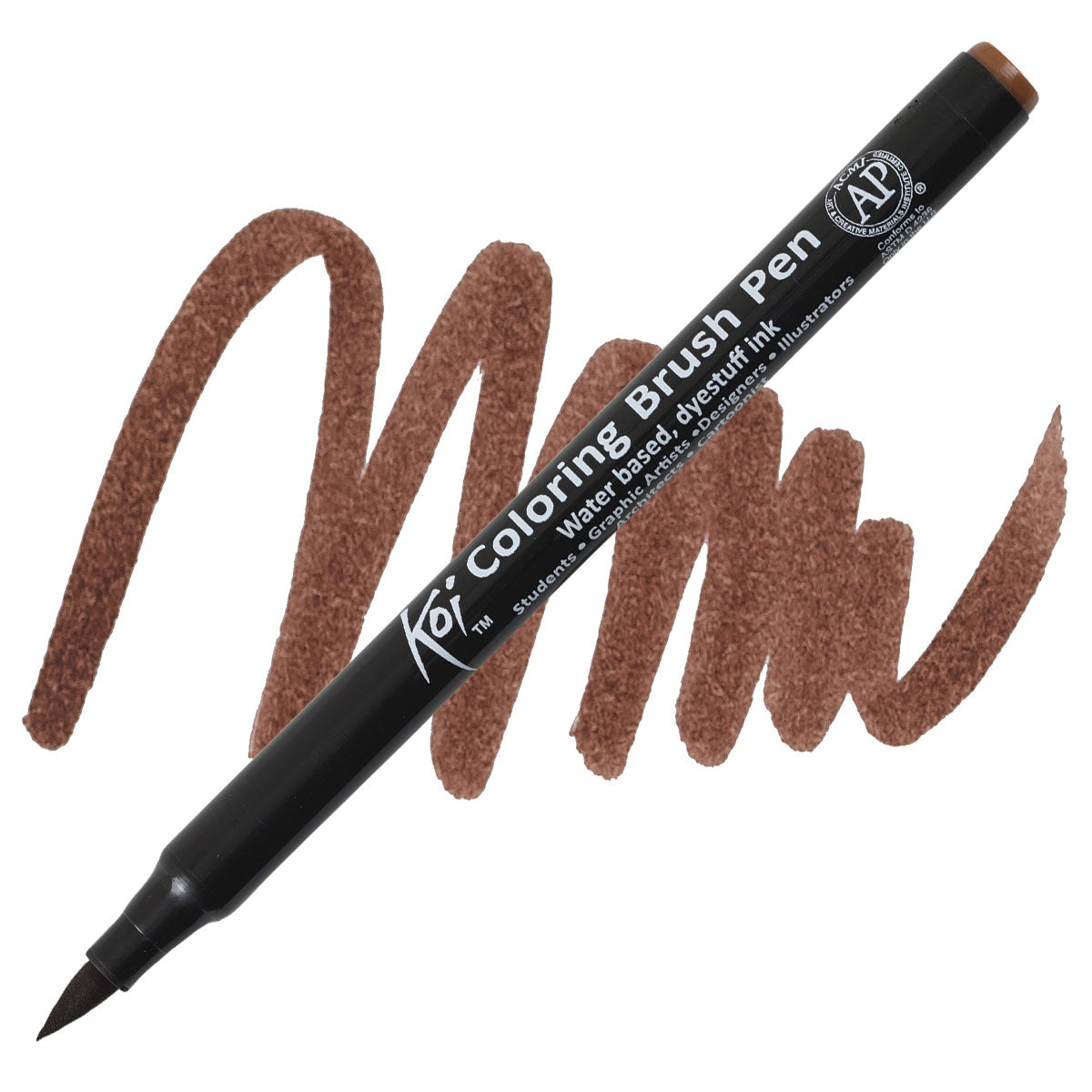 Carioci Sakura Koi Color Brush - Raw Sienna -  din categoria , ideal pentru scoala si teme zilnice, alegere inspirata pentru papetarie moderna