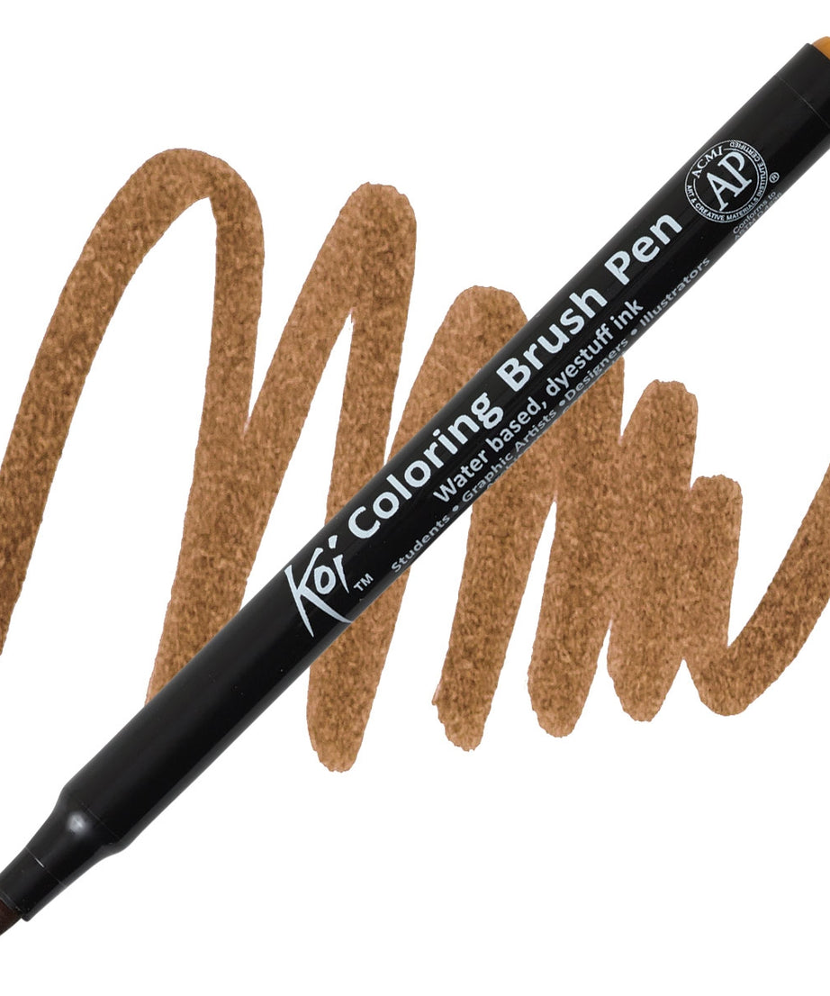 Carioci Sakura Koi Color Brush - Brown -  din categoria , perfect pentru birou si organizare eficienta, produs original disponibil din stoc