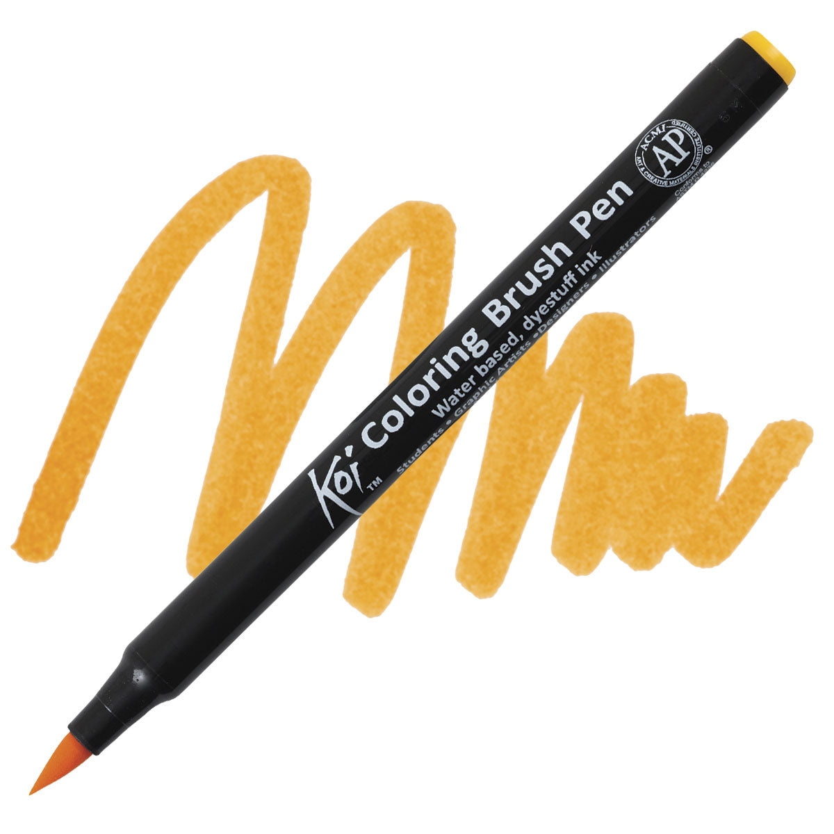 Carioci Sakura Koi Color Brush - Orange -  din categoria , ideal pentru scoala si teme zilnice, alegere inspirata pentru papetarie moderna