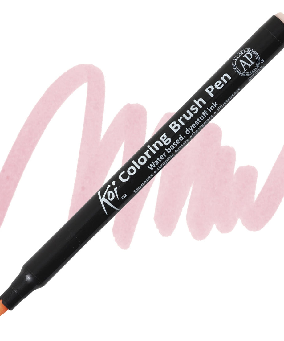 Carioci Sakura Koi Color Brush - Salmon pink -  din categoria , util pentru elevi, studenti si profesori, calitate premium pentru rezultate excelente