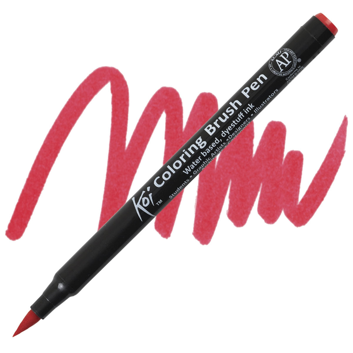 Carioci Sakura Koi Color Brush - Red -  din categoria , recomandat pentru desen si activitati creative, disponibil online cu livrare rapida
