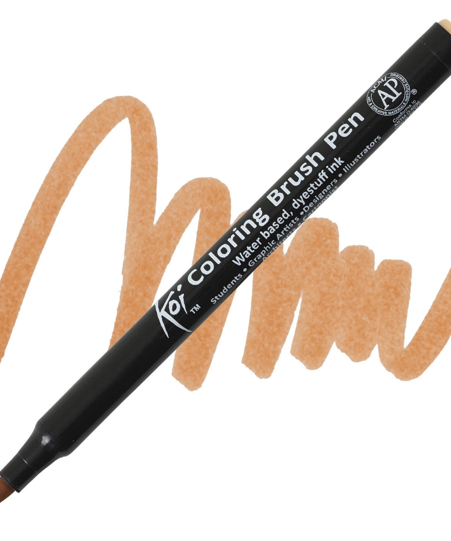 Carioci Sakura Koi Color Brush - Naples yellow -  din categoria , ideal pentru scoala si teme zilnice, calitate premium pentru rezultate excelente