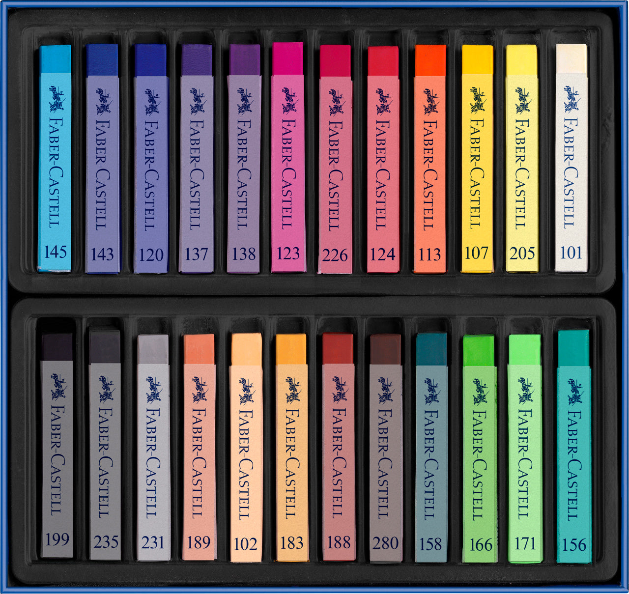 Set pastel uscat Faber-Castell 24
