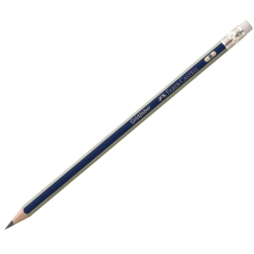 Creioane grafit Goldfaber 1221 cu guma Faber Castell