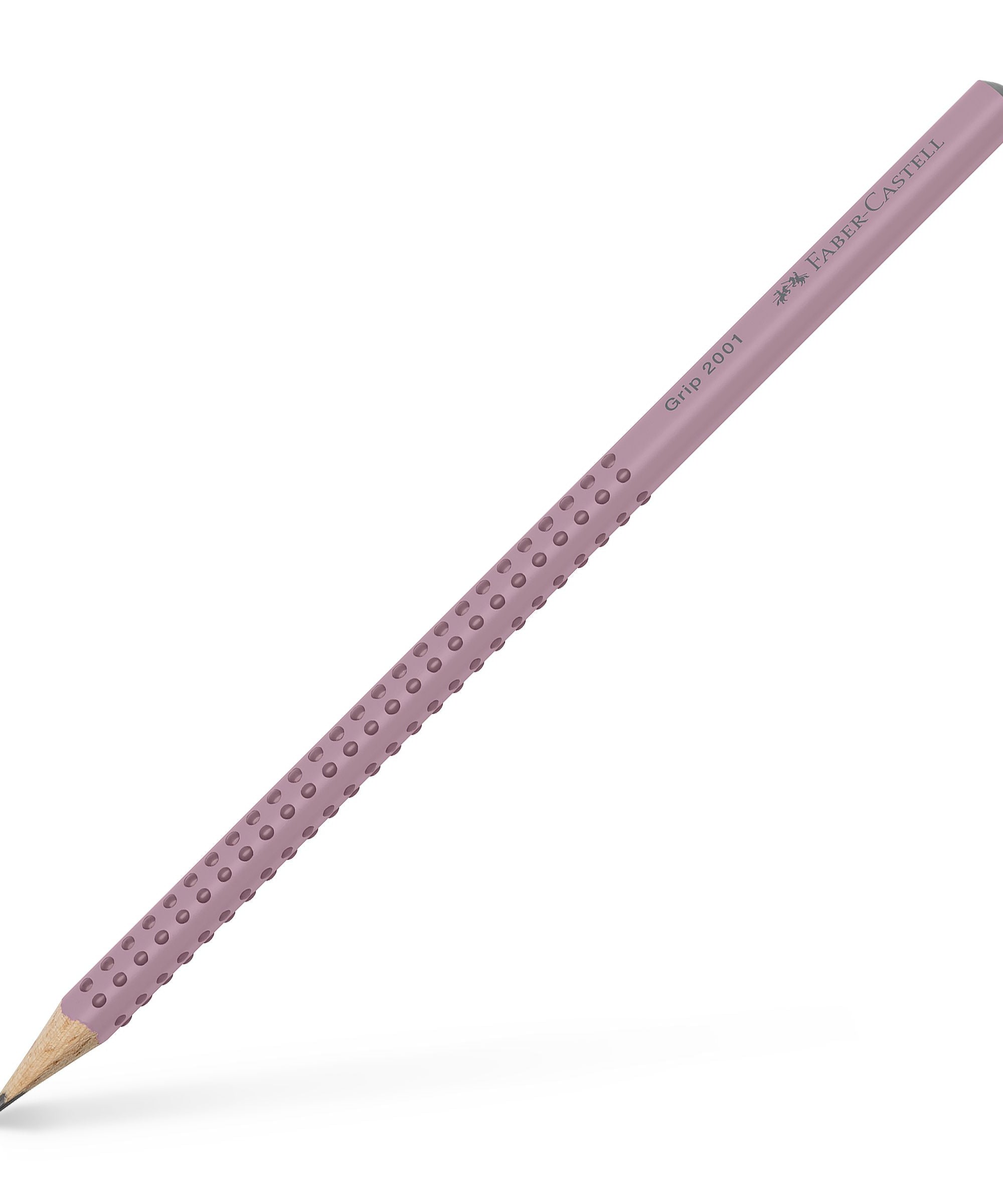 Creion grafit B grip 2001 Rose Faber Castell
