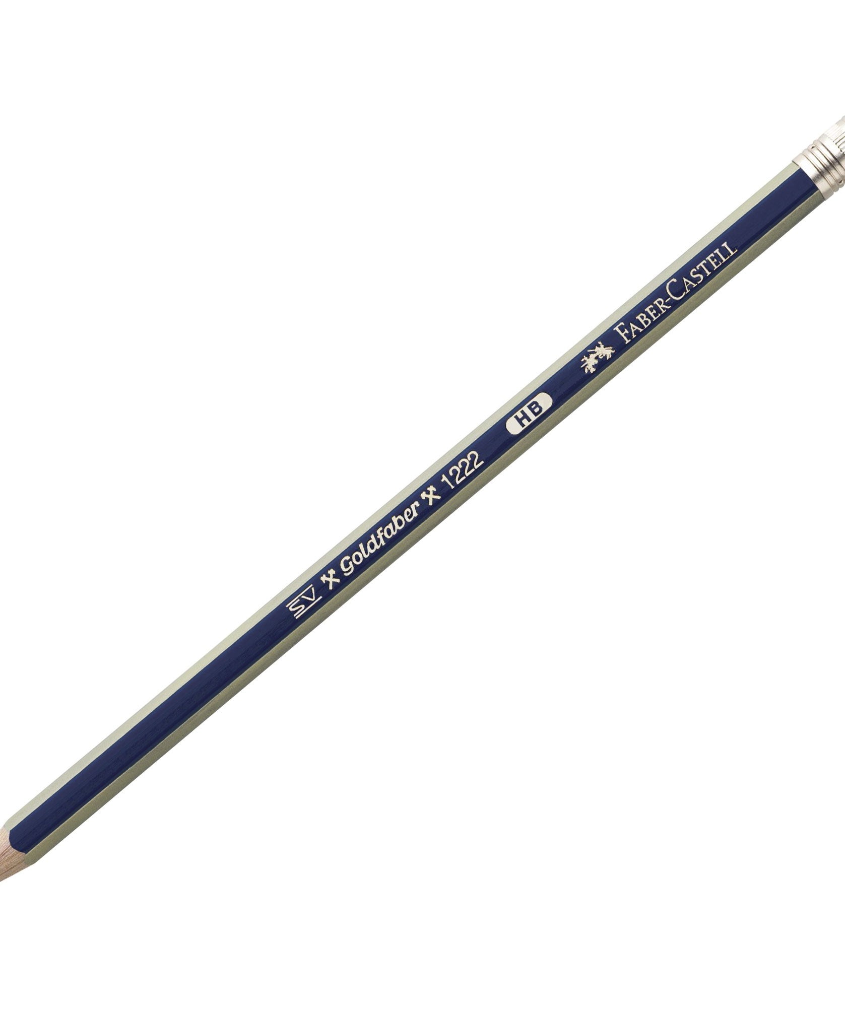 Creioane grafit Goldfaber 1221 cu guma Faber Castell