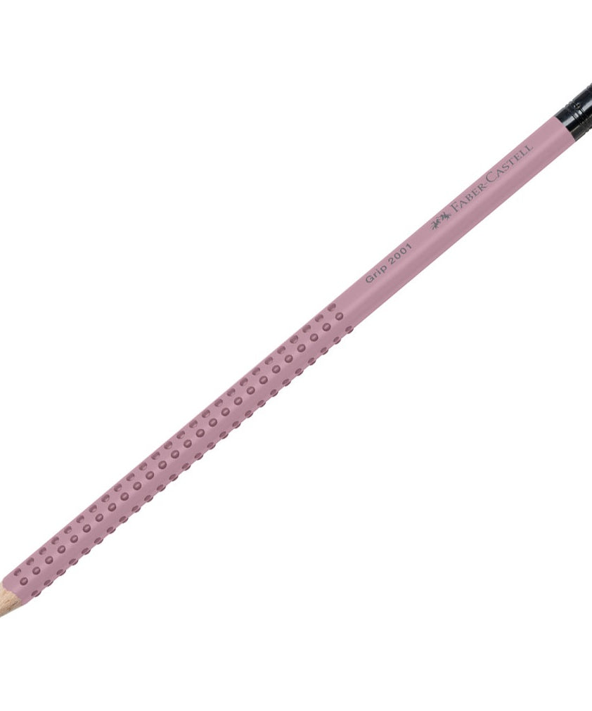 Creion grafit B grip cu guma 2001 Rose 2022 Faber Castell