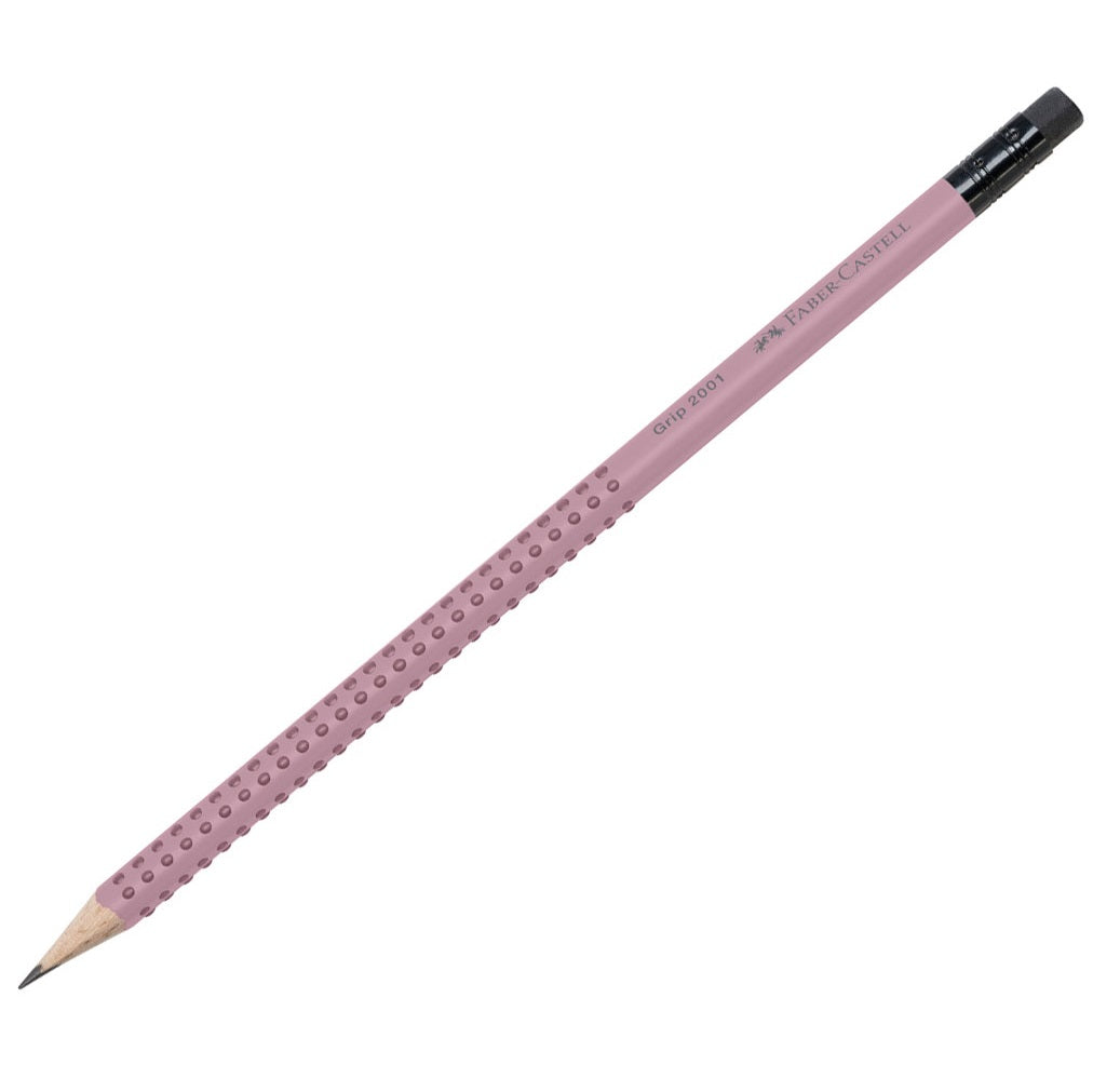Creion grafit B grip cu guma 2001 Rose 2022 Faber Castell