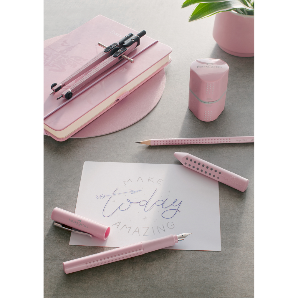 Creion grafit B grip cu guma 2001 Rose 2022 Faber Castell