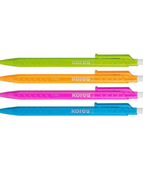 Creion mecanic 0.7 mm culori asortate Grafitos Kores