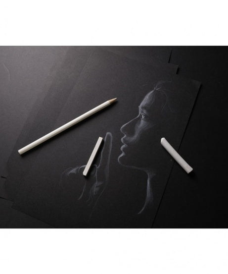 Caiet CrokBook 120g hartie neagra Clairefontaine