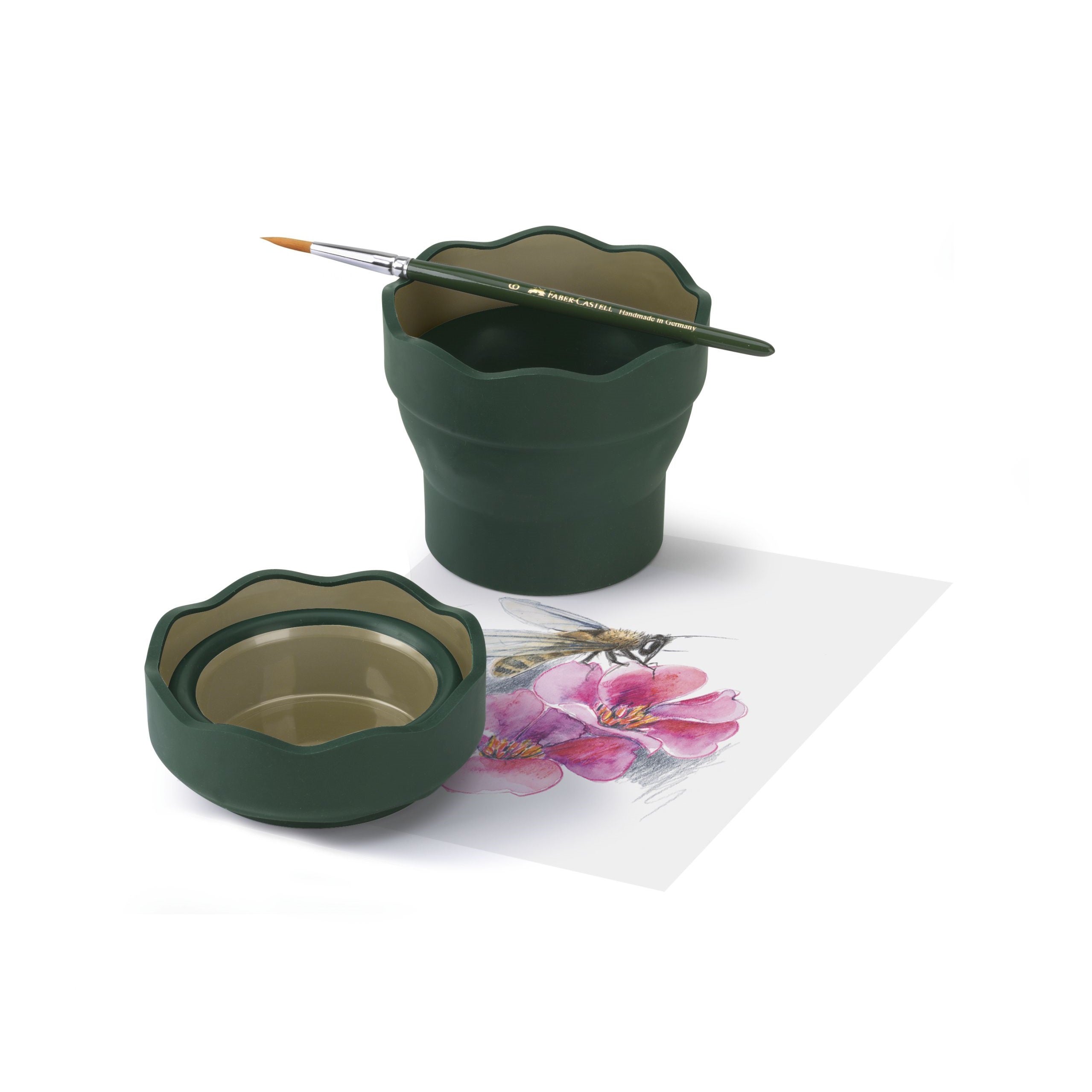 Cutie apa Click & Go Verde Faber-Castell