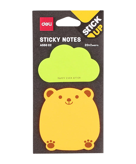 Sticky notes animale 7.6x7.6 cm