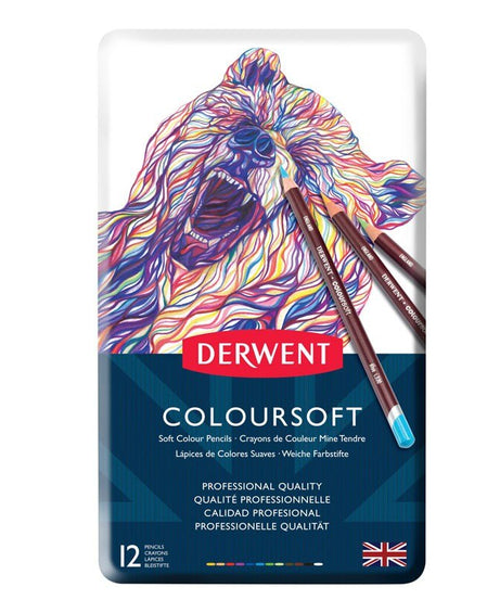 creioane colorate coloursoft derwent