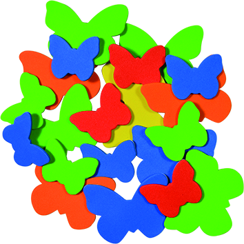 Foi gumate fluturi set 20 buc 7gr EVA