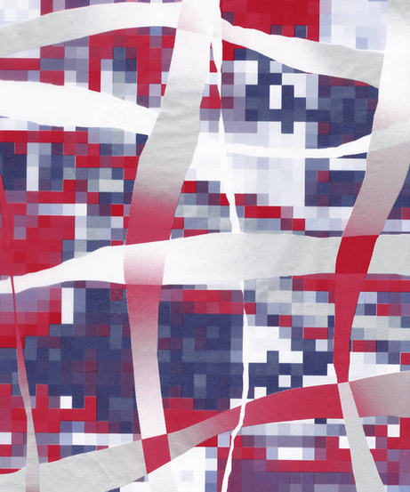 Hartie Abstract blue