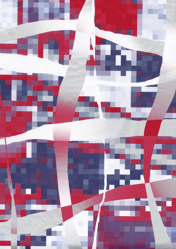 Hartie Abstract blue