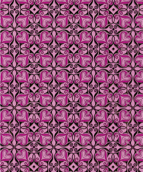 Hartie Rose arabesque