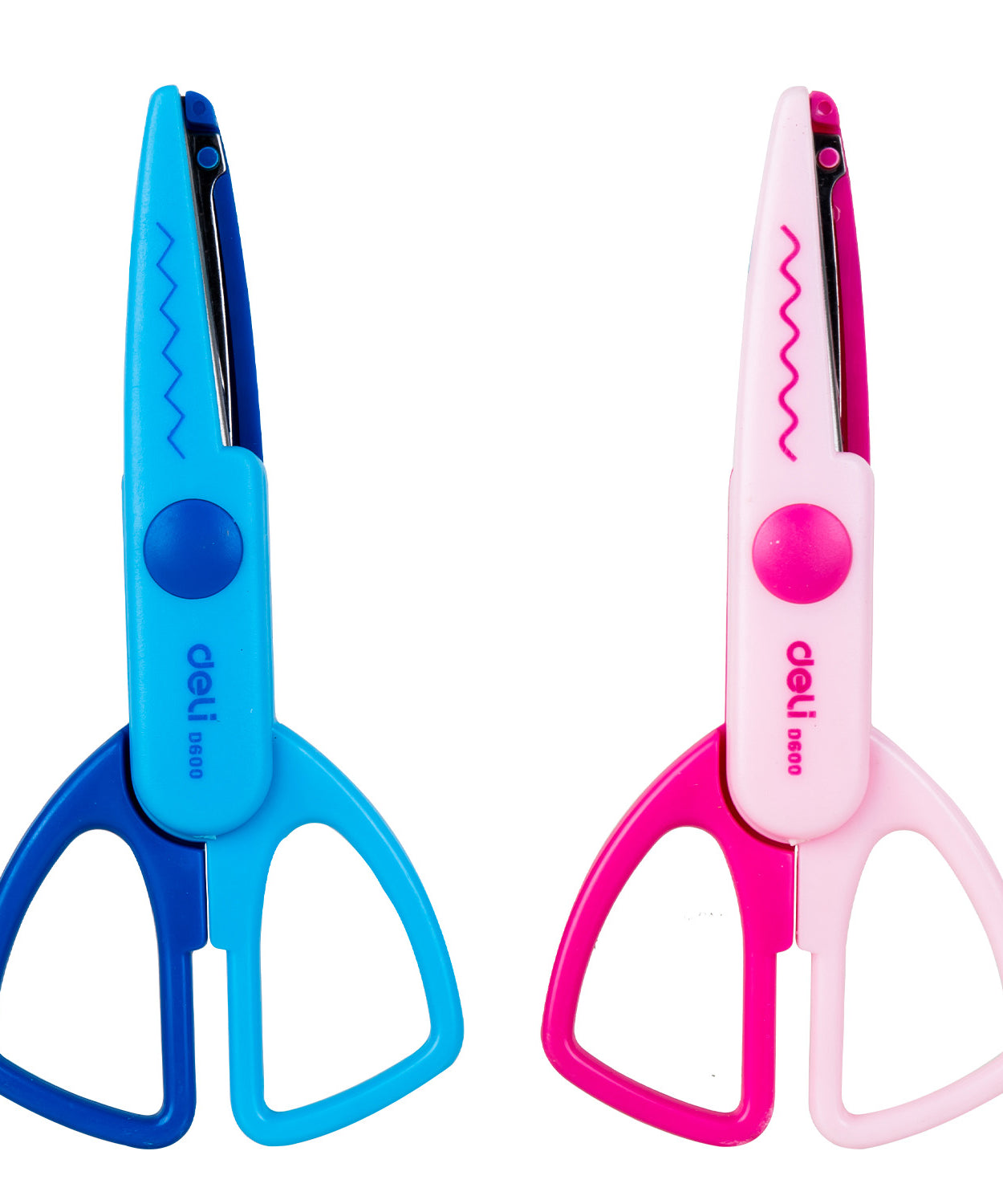 Foarfecă școlară Deli de crafting – 13.5 cm, lamă inox, design inovator