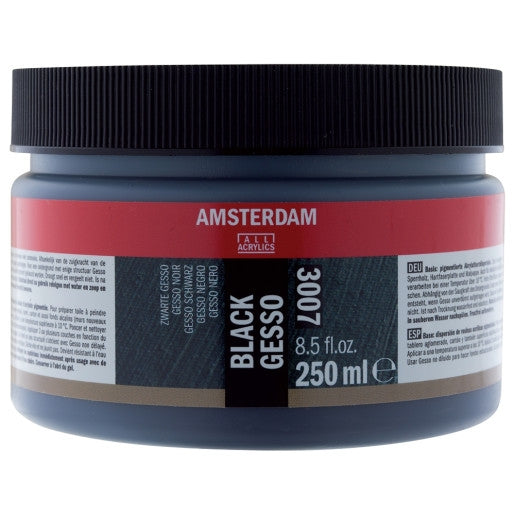 Grund Amsterdam Gesso Black 3007 500ml -  din categoria , recomandat pentru desen si activitati creative, disponibil online cu livrare rapida