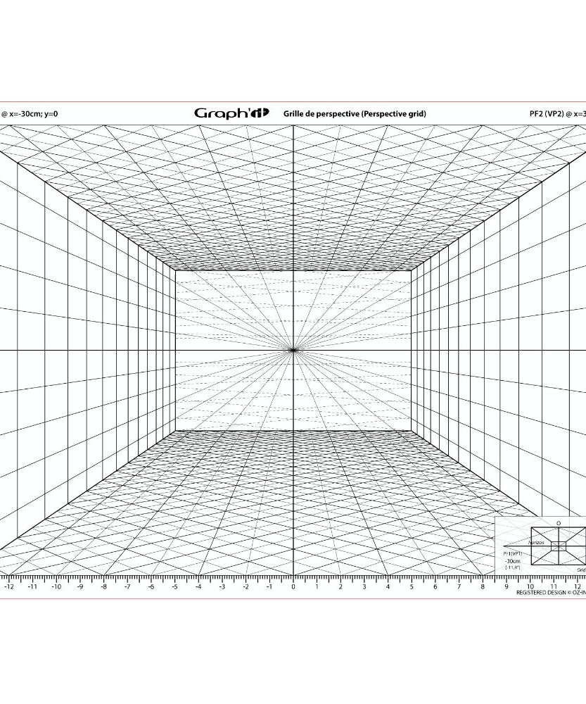 Acuarella - culori acrilice, accesorii papetarie, pensule, carioci si markere etc - Grila perspectiva pentru desen Tunel C din categoria Arts & Entertainment > Hobbies & Creative Arts > Arts & Crafts > Art & Crafting Tools > Craft Measuring & Marking Tools, excelent pentru proiecte artistice si craft, produs original disponibil din stoc