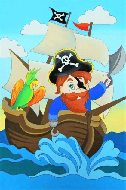 carton predesenat pirati