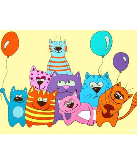 carton predesenat cats