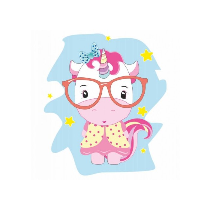 carton predesenat smart unicorn