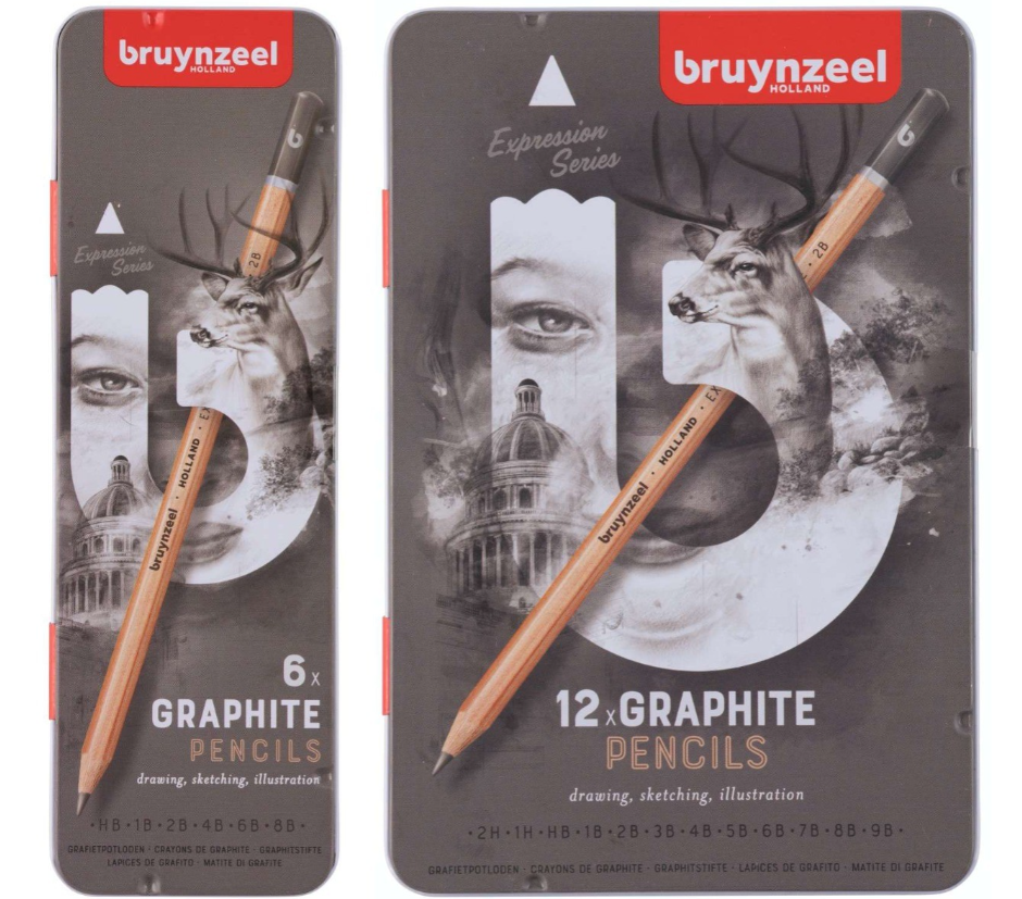 Acuarella - culori acrilice, accesorii papetarie, pensule, carioci si markere etc Seturi creioane Graphite Expression Drawing 6 - Seturi 6/12 creioane Graphite Expression Drawing din categoria Office Supplies > Office Instruments > Writing & Drawing Instruments > Pens & Pencils > Pencils > Art Pencils, util pentru elevi, studenti si profesori, disponibil online cu livrare rapida