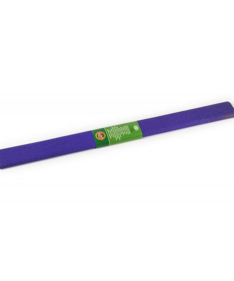 Hârtie creponată Koh-I-Noor mov K9755-29 – hârtie decorativă elastică, perfectă pentru proiecte DIY, flori din hârtie, ambalaje și decor handmade. Material rezistent și ușor de modelat, ideal pentru artă, școală și papetărie creativă. Hârtie creponată mov pentru hobby, craft și decor artistic.