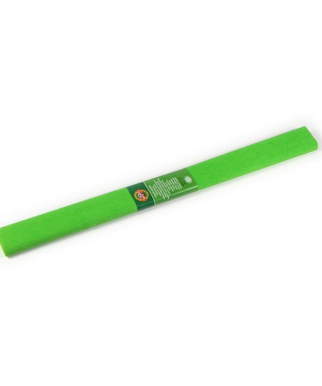 Hârtie creponată Koh-I-Noor verde deschis K9755-17 – hârtie decorativă elastică și rezistentă, ideală pentru proiecte DIY, flori din hârtie, ambalaje și decorațiuni handmade. Perfectă pentru artă, școală și papetărie creativă. Hârtie creponată verde pastel pentru hobby, craft și decor artistic.