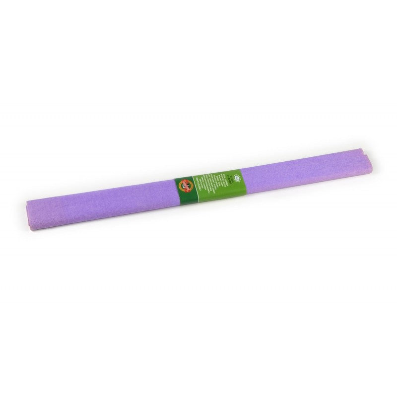 Hârtie creponată Koh-I-Noor violet deschis K9755-28 – hârtie decorativă elastică și rezistentă, ideală pentru proiecte DIY, flori din hârtie, ambalaje și decorațiuni handmade. Perfectă pentru artă, școală și papetărie creativă. Hârtie creponată lila pentru hobby, craft și decor artistic.