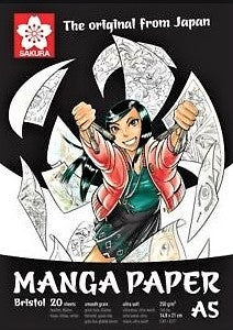 Bloc de desen Sakura Manga - A4 -  din categoria , potrivit pentru uz profesional si hobby, alegere inspirata pentru papetarie moderna