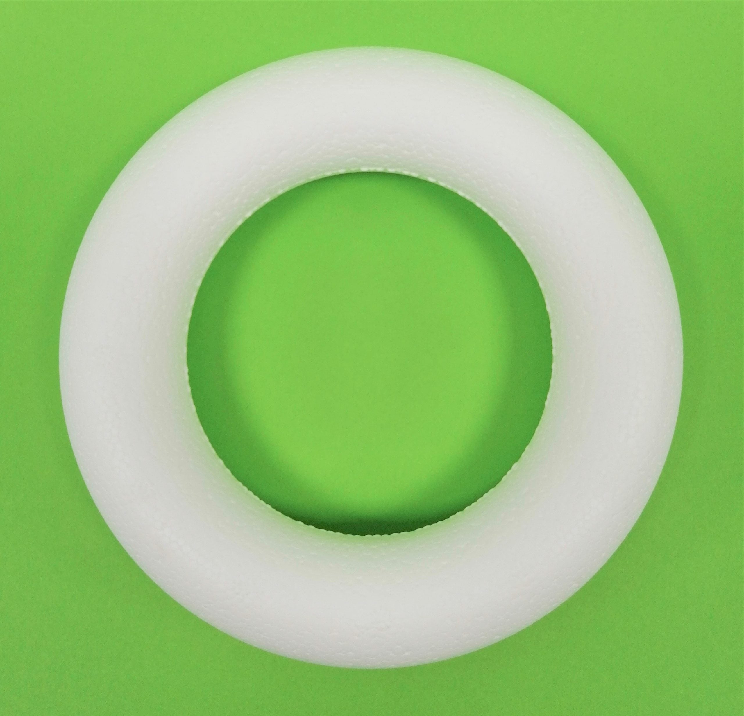 Inel din polistiren întreg pentru hobby, crafting și decor