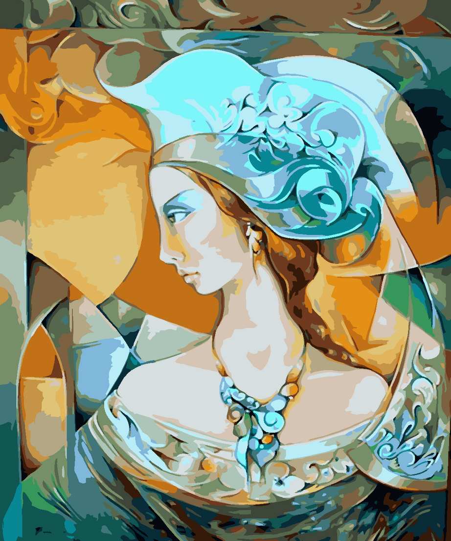 Pictura pe numere - Portret