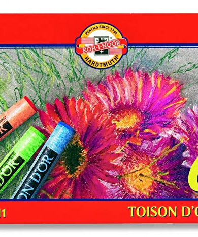 Set creta uscata Toison D'Or - 12 culori -  din categoria , excelent pentru proiecte artistice si craft, alegere inspirata pentru papetarie moderna