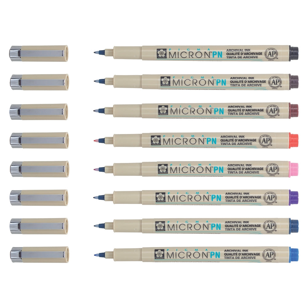 Acuarella - culori acrilice, accesorii papetarie, pensule, carioci si markere etc Liner Sakura Pigma Micron Red PN - Linere Sakura Pigma Micron PN din categoria Office Supplies > Office Instruments > Writing & Drawing Instruments > Pens & Pencils > Pens, potrivit pentru uz profesional si hobby, calitate premium pentru rezultate excelente