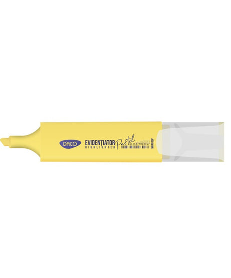 marker evidentiator pastel daco galben