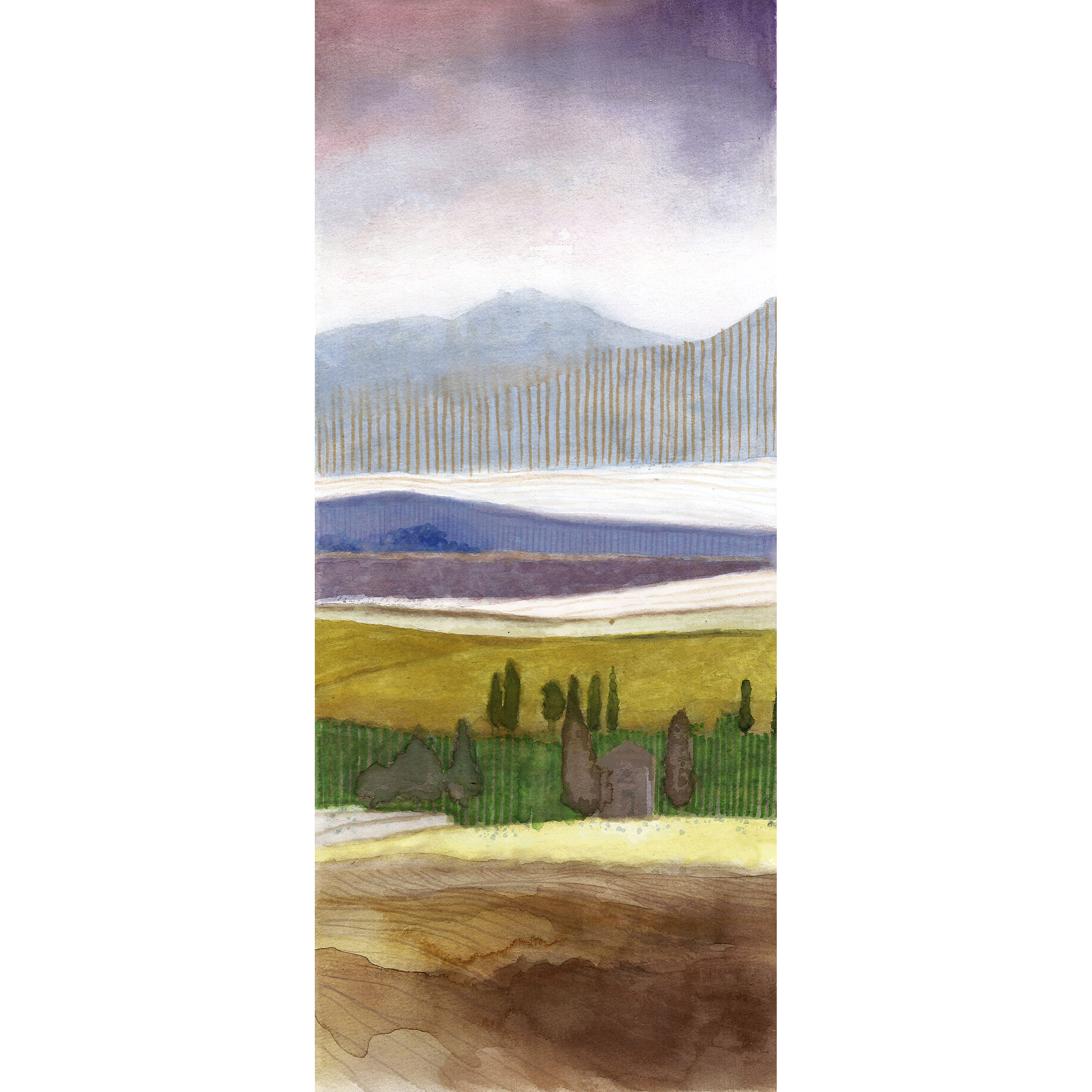 Marker acuarelabil 2 capete set 6 culori Toscana Goldfaber Faber-Castell