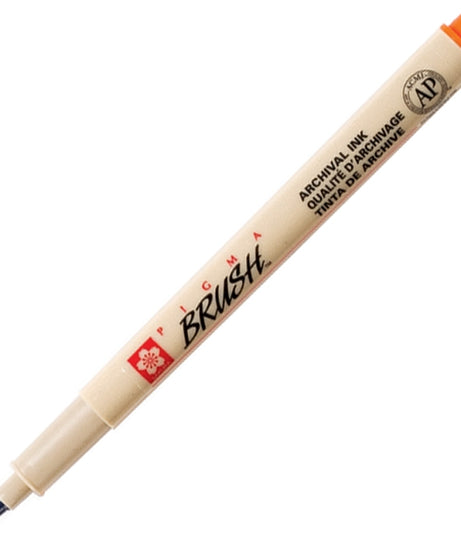 Markere Sakura Pigma Brush Orange -  din categoria , ideal pentru scoala si teme zilnice, pret avantajos in magazin online
