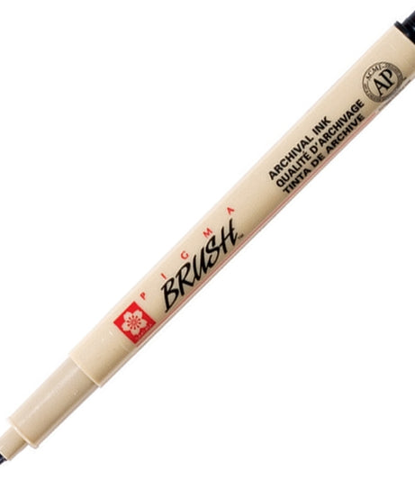 Marker cu varf tip pensula Pigma Brush - Black -  din categoria , recomandat pentru desen si activitati creative, disponibil online cu livrare rapida