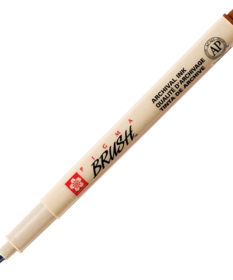 Markere Sakura Pigma Brush Brown -  din categoria , potrivit pentru uz profesional si hobby, alegere inspirata pentru papetarie moderna