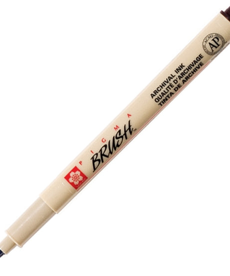Markere Sakura Pigma Brush Sepia -  din categoria , potrivit pentru uz profesional si hobby, alegere inspirata pentru papetarie moderna
