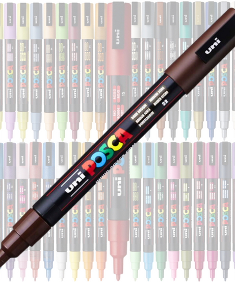 POSCA NEGRU -  din categoria , recomandat pentru desen si activitati creative, produs original disponibil din stoc