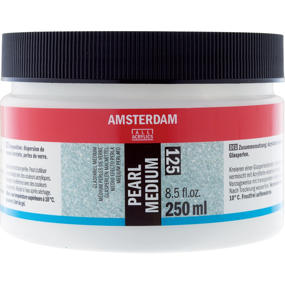 Acuarella - culori acrilice, accesorii papetarie, pensule, carioci si markere etc Amsterdam Pearl Medium 125 - 250 ml. - Pasta acrilica perlata Amsterdam Medium 125 din categoria Arts & Entertainment > Hobbies & Creative Arts > Arts & Crafts > Art & Crafting Materials > Craft Paint, Ink & Glaze > Paint Mediums, perfect pentru birou si organizare eficienta, disponibil online cu livrare rapida