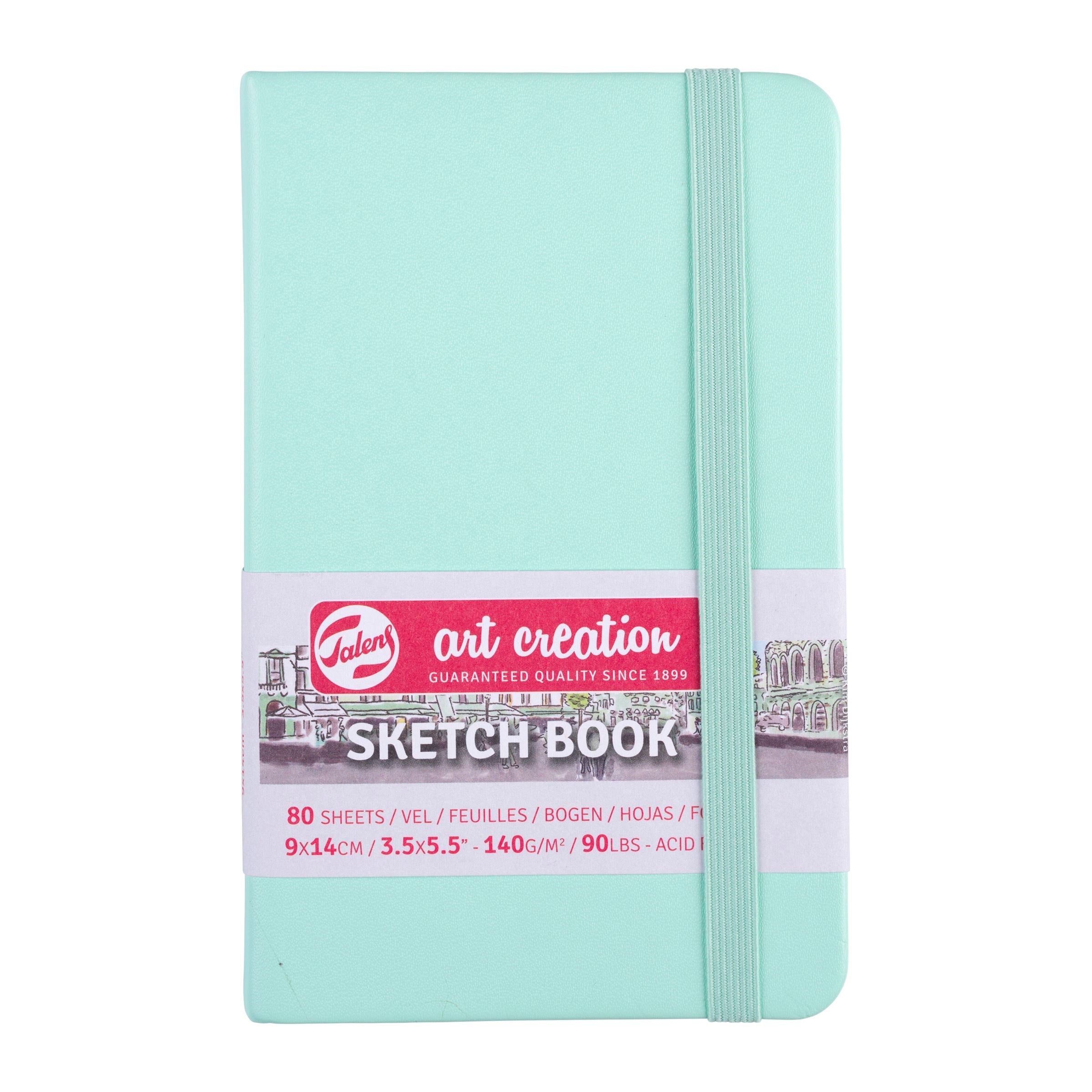 Sketchbook Talens Art Creation Mint - 13x21cm -  din categoria , potrivit pentru uz profesional si hobby, alegere inspirata pentru papetarie moderna